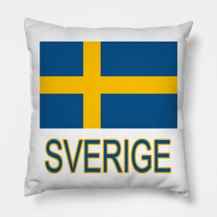 The Pride of Sweden - Swedish Flag and Language Pillow