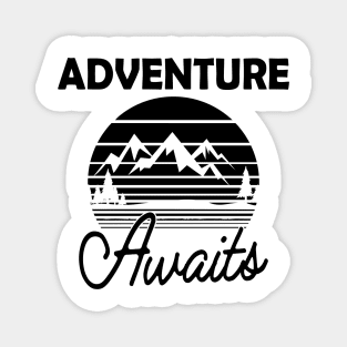 Hiker - Adventure Awaits Magnet