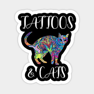 Tattoos Cats Magnet