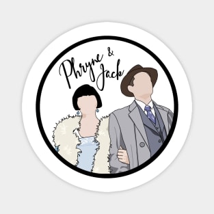 Phryne & Jack Arm in Arm Magnet