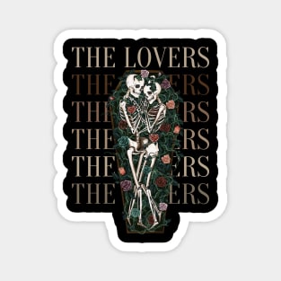 the lovers skeleton Magnet