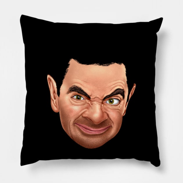 Mr. Bean Pillow by Motzart