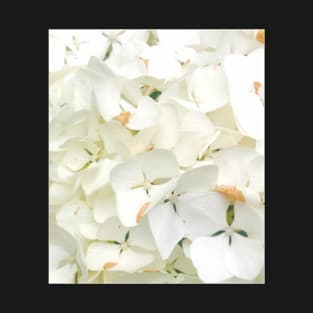 White Hydrangea Flowers T-Shirt