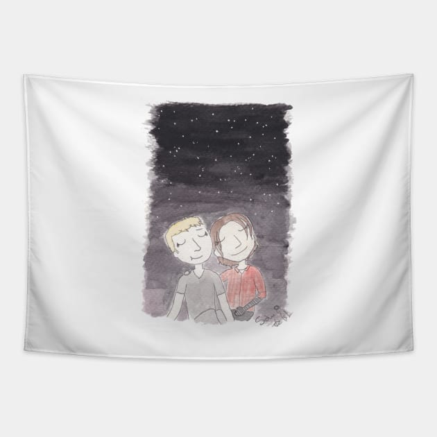 Stucky - stargazing Tapestry by samikelsh