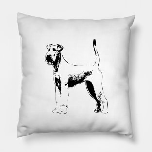 Irish Terrier Dog Art Pillow