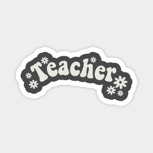 Retro Cute Teacher Gift Back to School Magnet