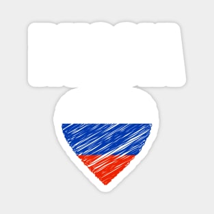 Russia flag, russian flag Magnet