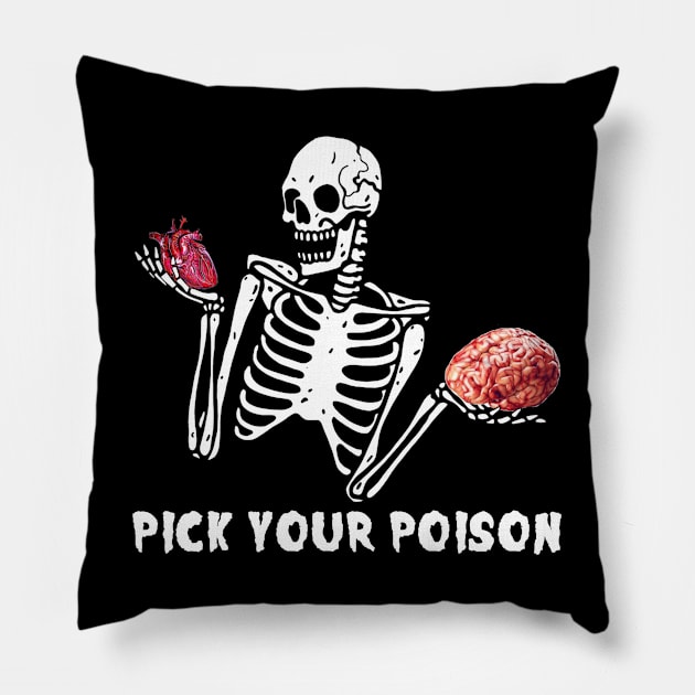 Pick your poison Pillow by InkedMink