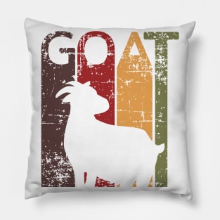 Funny Goat Farmer Retro Vintage For Goat Milk Love Pillow