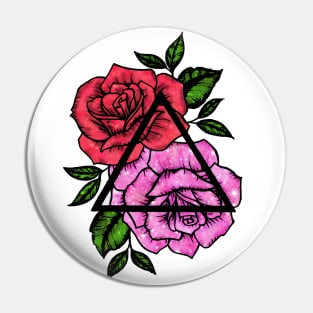 Sparkly Roses Pin