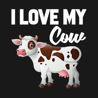 I Love My Cow T-Shirt