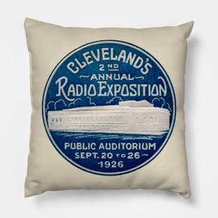 1926 Radio Exposition Pillow