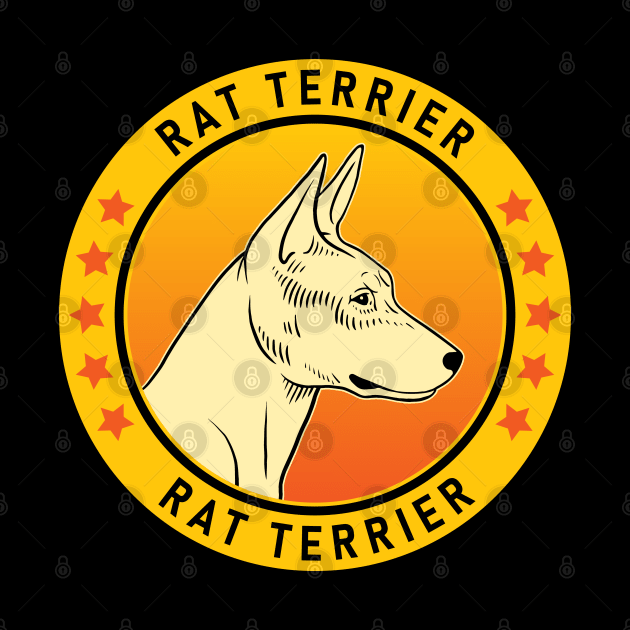 Rat Terrier Dog Portrait by millersye