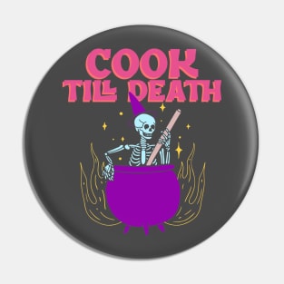 Cook Till Death - Halloween cooking-themed Pin