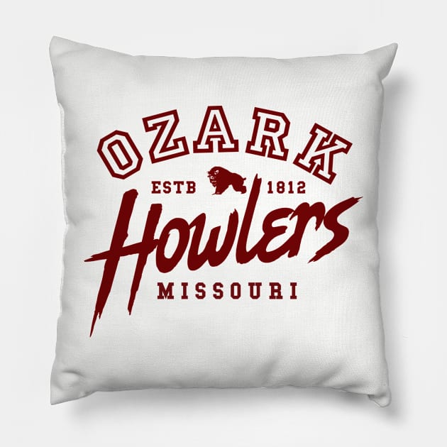 Ozark Howlers Pillow by MindsparkCreative