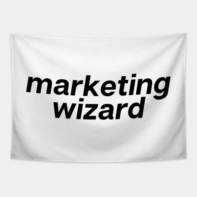 Marketing Wizard Tapestry by Toad House Pixels