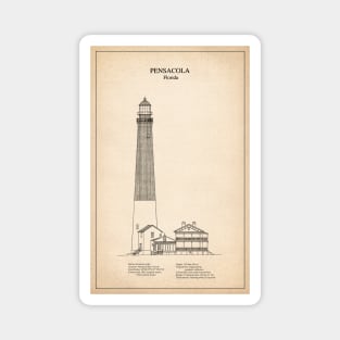 Pensacola Lighthouse - Florida - SD Magnet