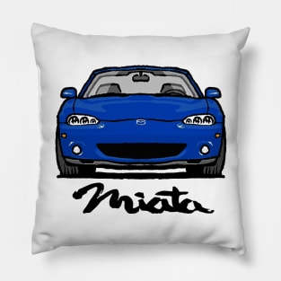 MX5 Miata NB2 Blue Pillow