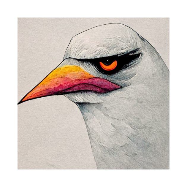 Angry Seagull by fistikci