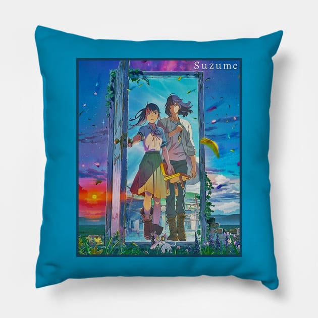 Suzume No Tojimari #2 Pillow by TheDClub70