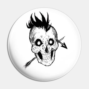 skull archer Pin