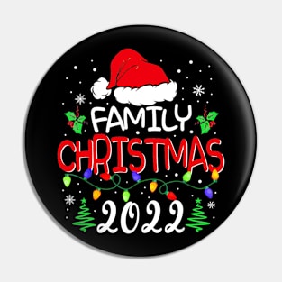 Family Christmas 2022 Matching Outfit Squad Santa Elf Funny Pin