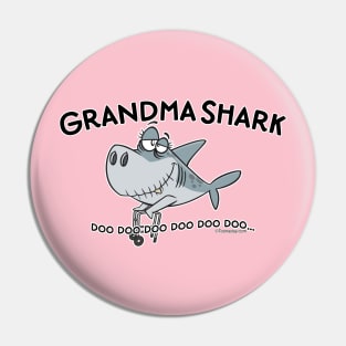 Grandma Shark Pin