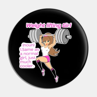 Weightlifting girls Pin