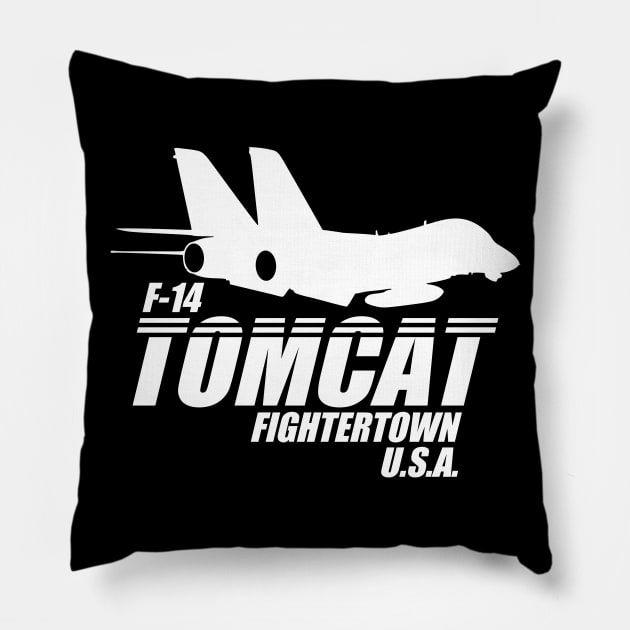 F-14 Tomcat Fightertown USA Pillow by TCP