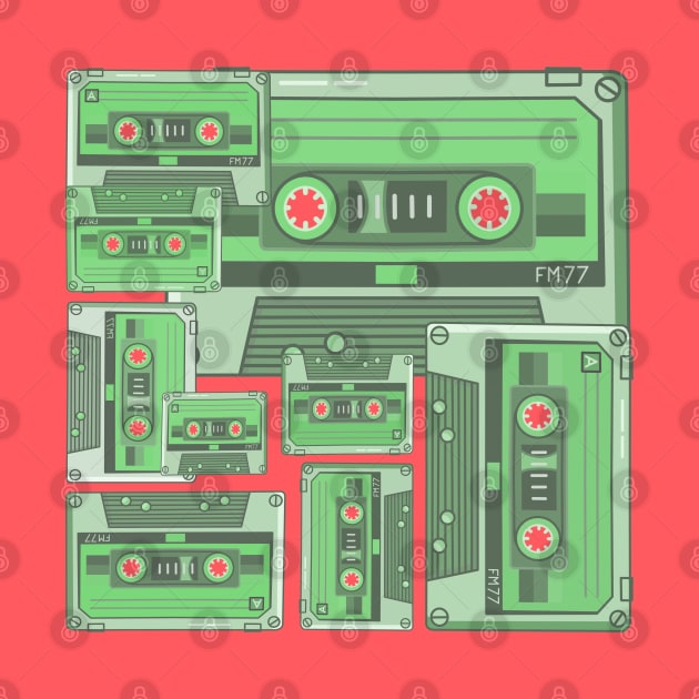 CASSETTES by MAYRAREINART