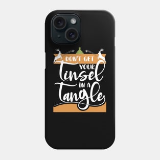Don't Get Your Tinsel in a Tangle-Vintage Christmas Sweaters Phone Case