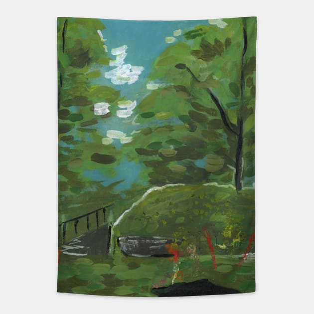 Central Park Tapestry by Blue Afro