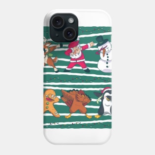 christmas funny dab Phone Case