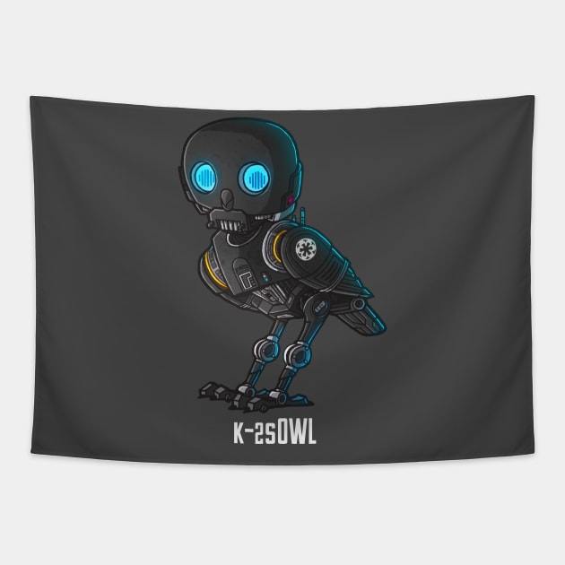 k2-so-OWL Tapestry by RemcoBakker