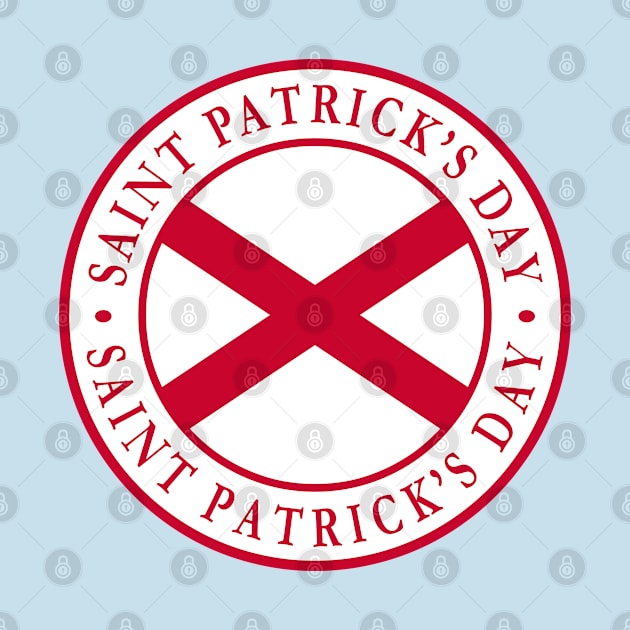 Saint Patrick's Day Saltire by Lyvershop