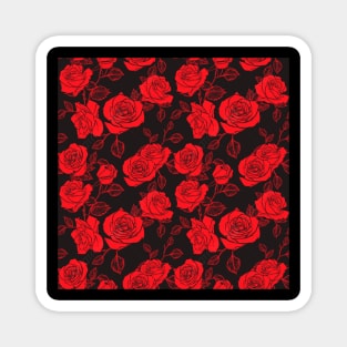 flower texture seamless pattern free Magnet