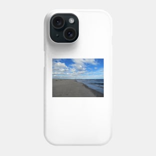 Looking Down The Beach Phone Case