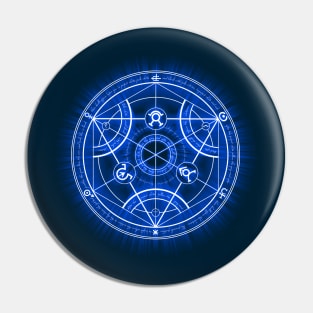 Human Transmutation Circle -blue- Pin