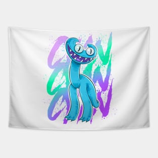 raimbow friends cyan Tapestry