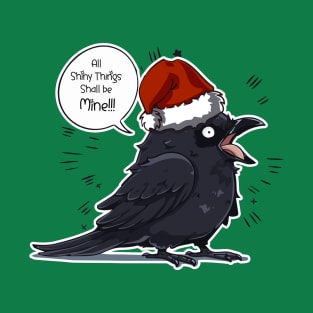 Santa crow T-Shirt