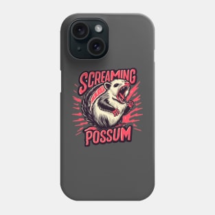 Screaming Possum Phone Case