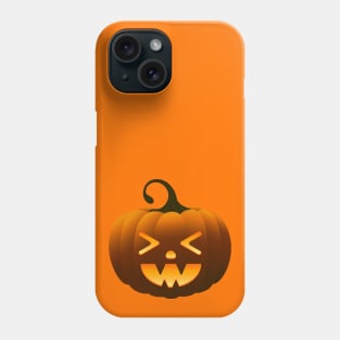 Laught halloween pumpkin Phone Case