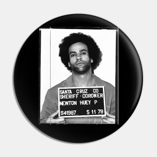 Huey Newton - MugShot Pin