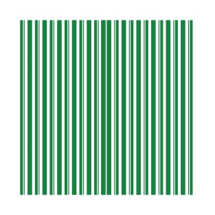 Dapper Stripes, Green T-Shirt