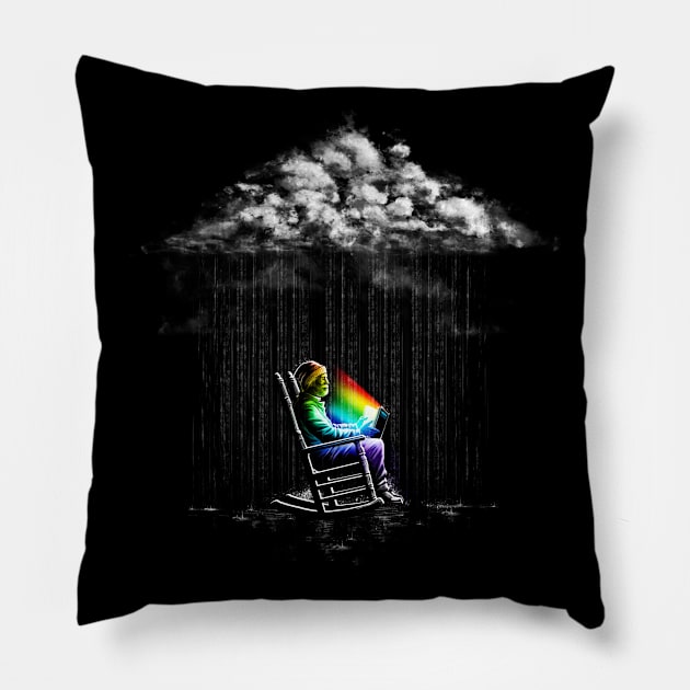 Rainbow Inside Pillow by Tobe_Fonseca