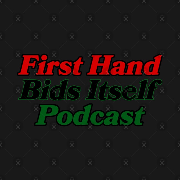 “Red,Black, and Green Cards” by First Hand Bids 