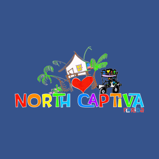 North Captiva -Back Printed T-Shirt