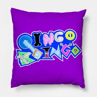 Oingo Boingo Negative Logo Pillow