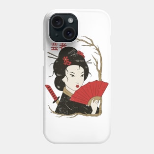 GEISHA ILLUSTRATION Phone Case