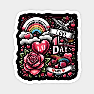 Love in Bloom: A Valentine’s Day Magnet